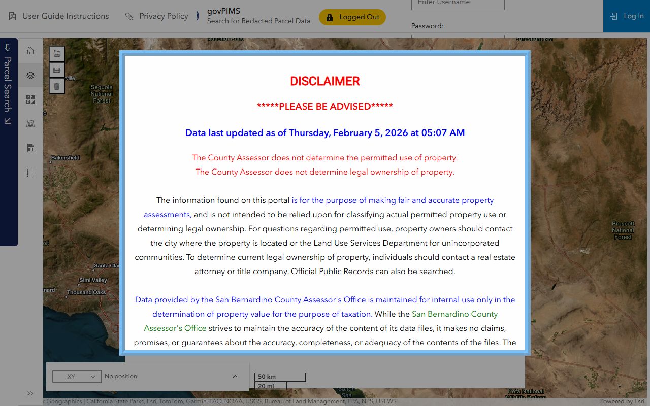 San Bernardino County property records people search